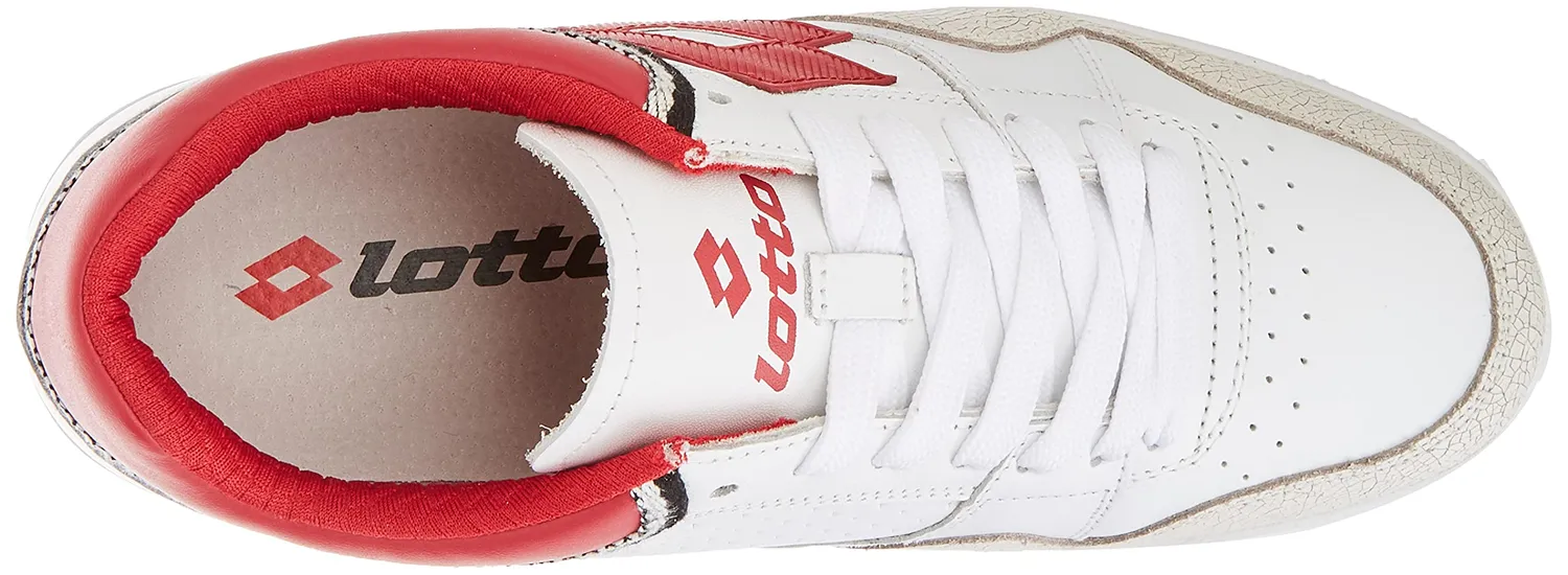 Lotto T-Icon sneakers uomo 45 pelle bianca tennis