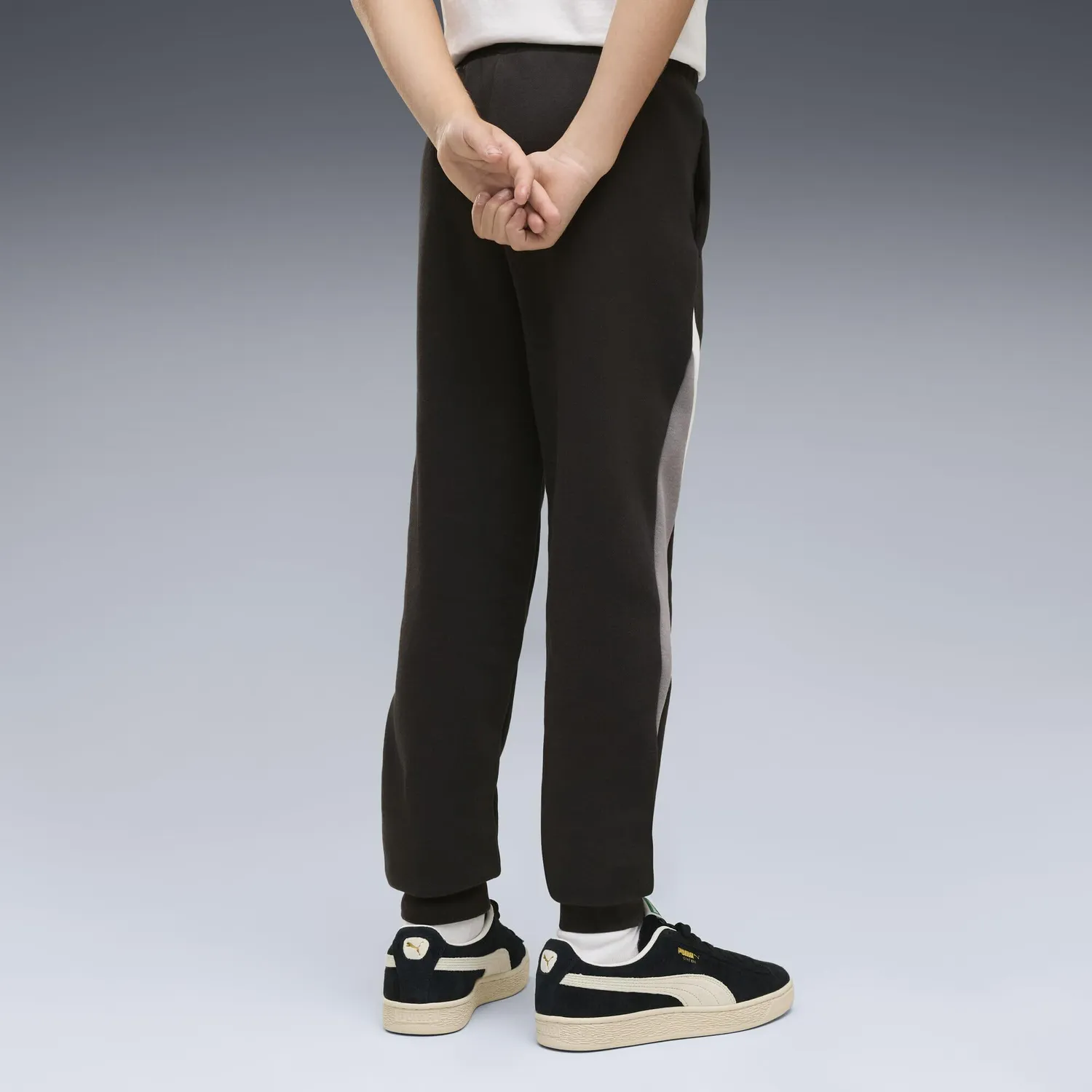 Puma Essentials Block pantaloni tuta ragazzo cotone