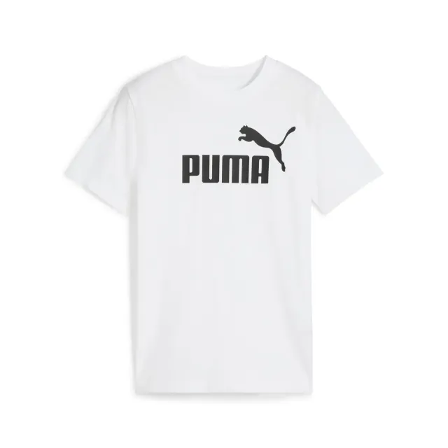 Puma Ess No.1 Logo t-shirt bambino bianco cotone taglia 176