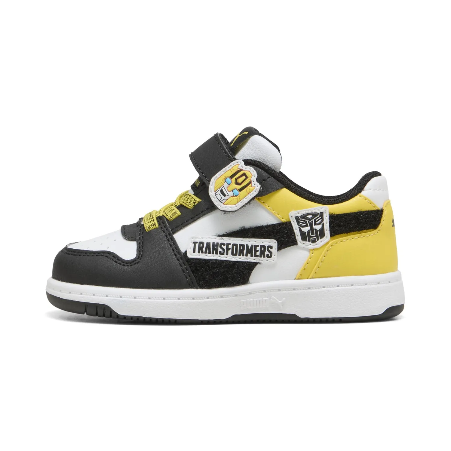 Puma Rebound Slam Lo Transformers sneakers bimbi 26 EU bianche