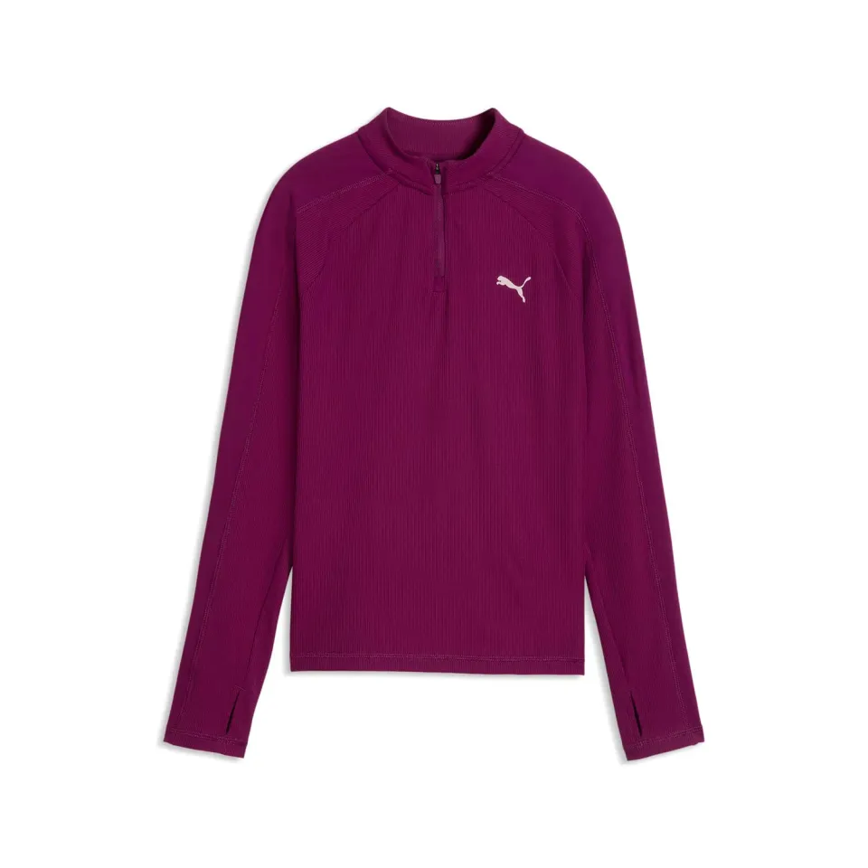 Puma Train All Day Essentials Slim maglia maniche lunghe zip