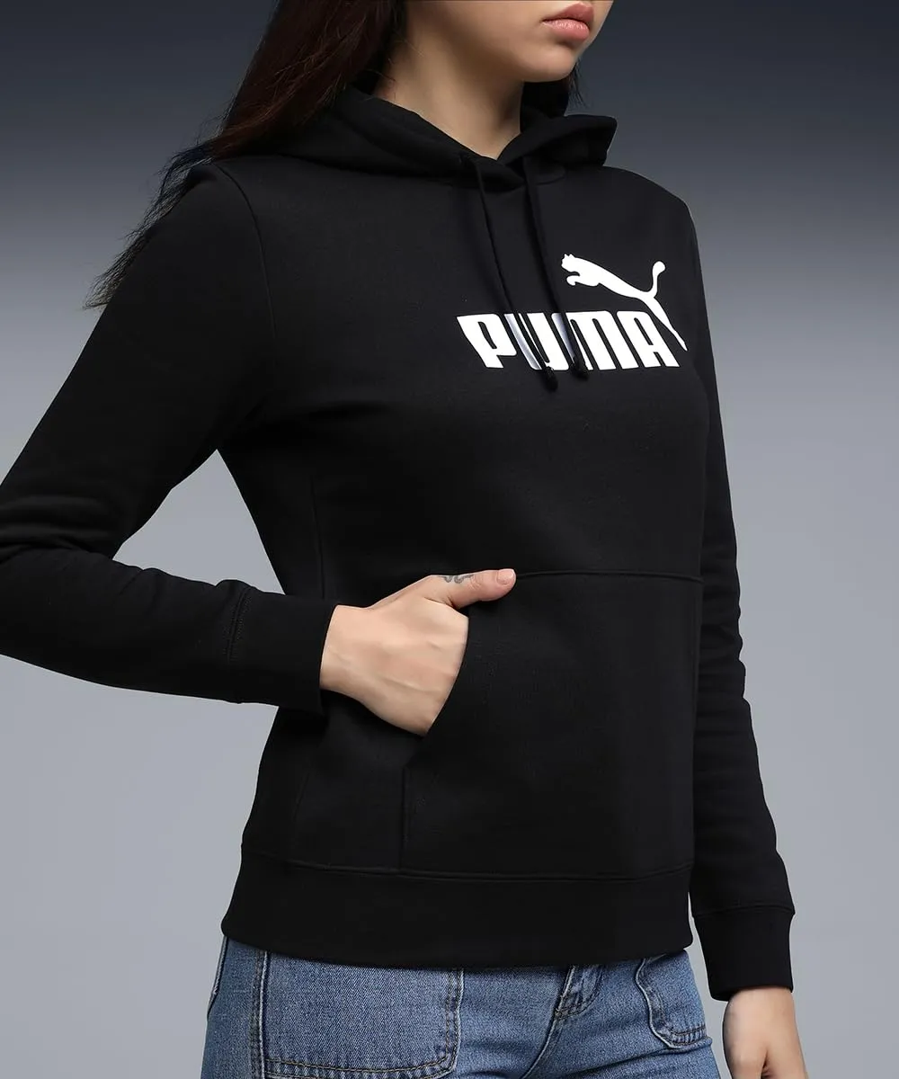 Puma Ess No.1 Logo Hoodie Felpa Cappuccio Unisex Cotone