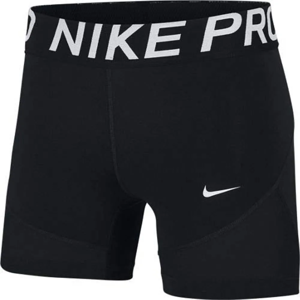 Nike Pro Mesh maglia donna carbon heather aderente