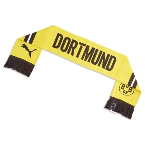 Puma BVB ESS sciarpa tifoso gialla Faster Yellow unisex