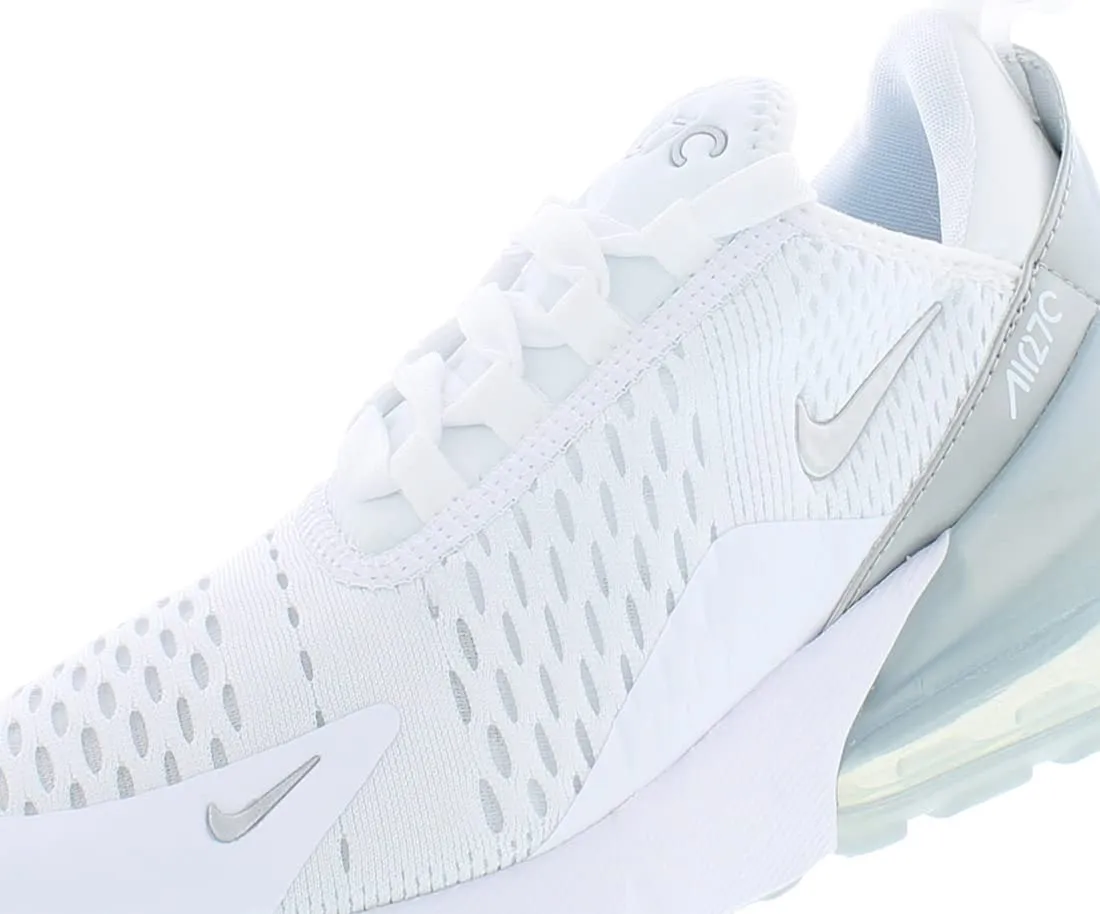 Nike Air Max 270 sneaker donna bianco platino
