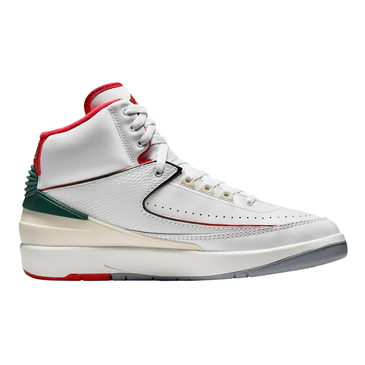 Nike Air Jordan 2 Retro sneaker bianco rosso 41 EU