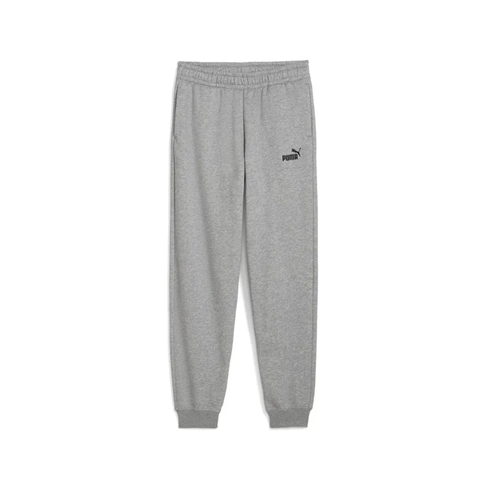 Puma Ess No.1 Logo pantaloni tuta bimbo grigio felpati