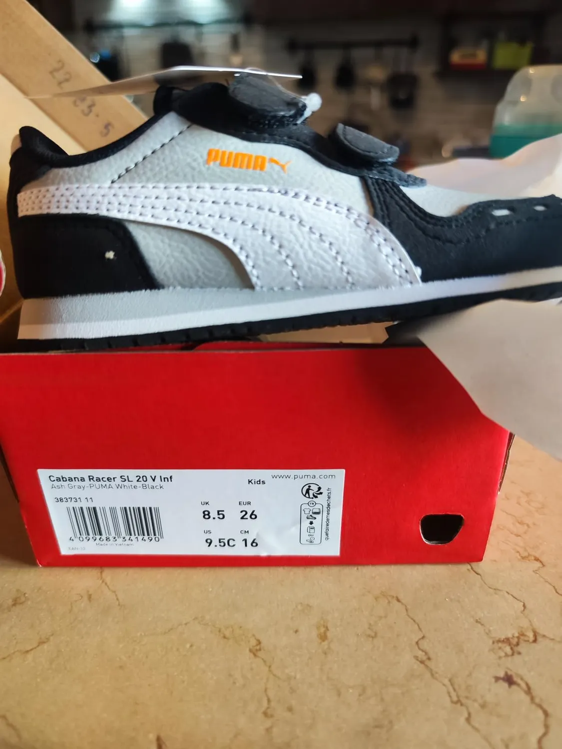 PUMA Cabana Racer SL 20 V scarpe bimbo 20 EU grigio