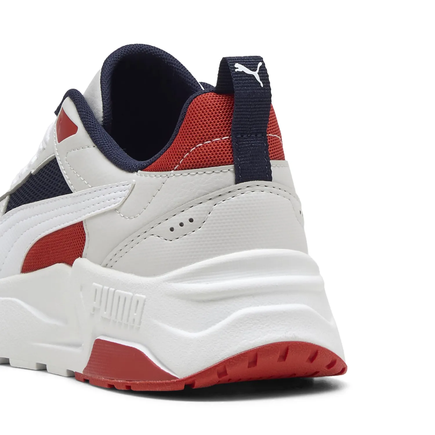 Puma Trinity 2 Lt Jr sneakers bambino navy bianco rosso