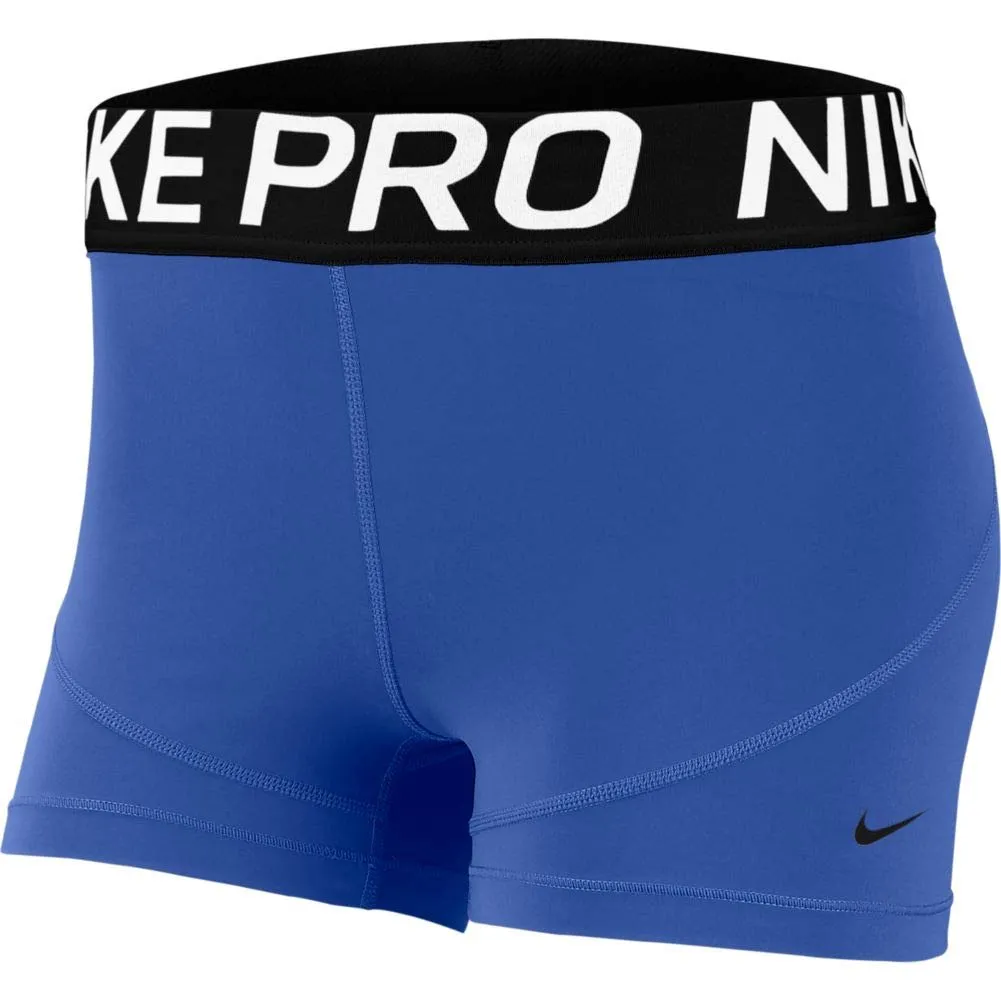 Nike Pro 365 Short 3IN shorts donna bianco Dri-Fit