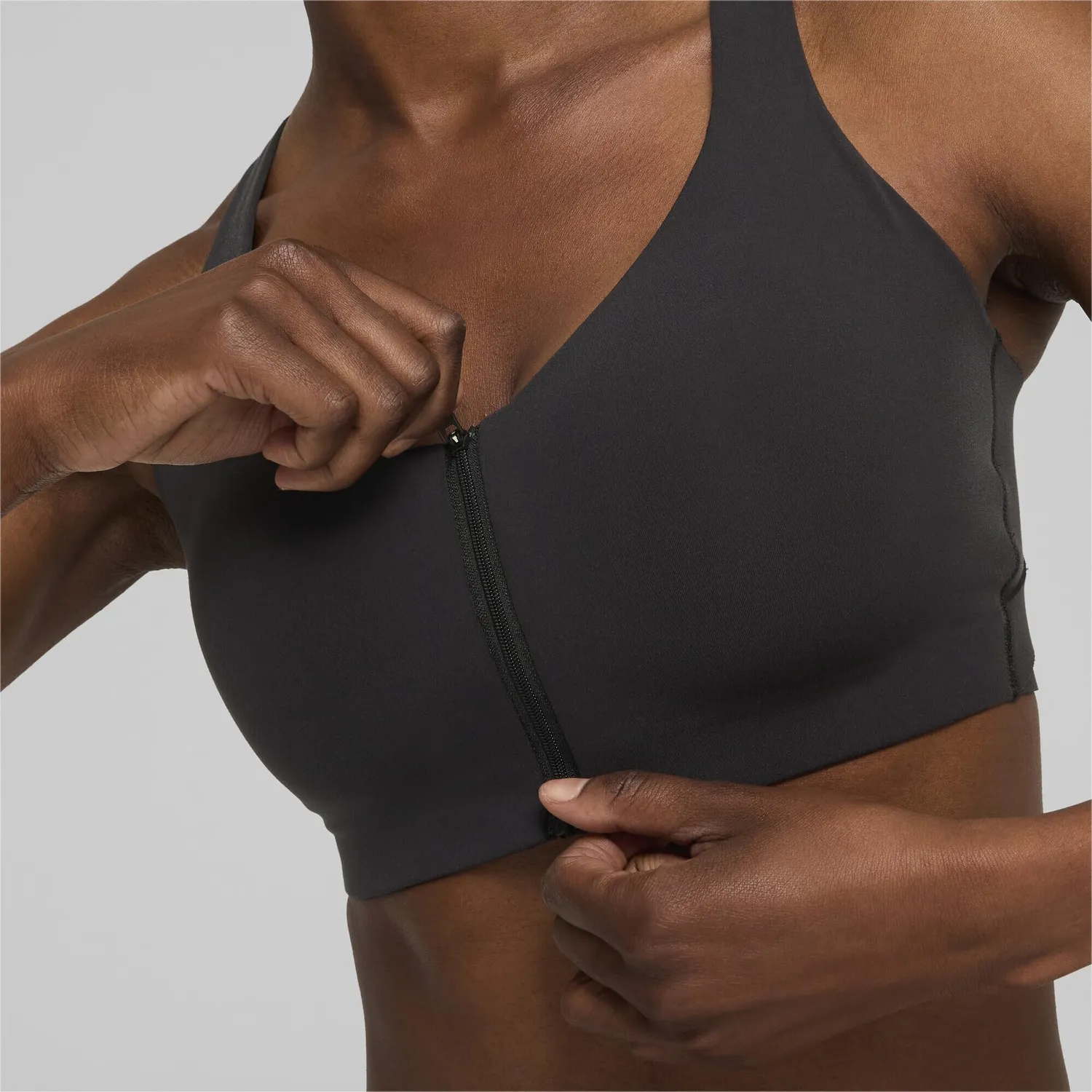 Puma PWR Shapeluxe Bra top sportivo donna nero