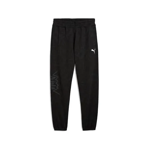 PUMA Teamjaws Post Game pantaloni uomo S grigi felpa