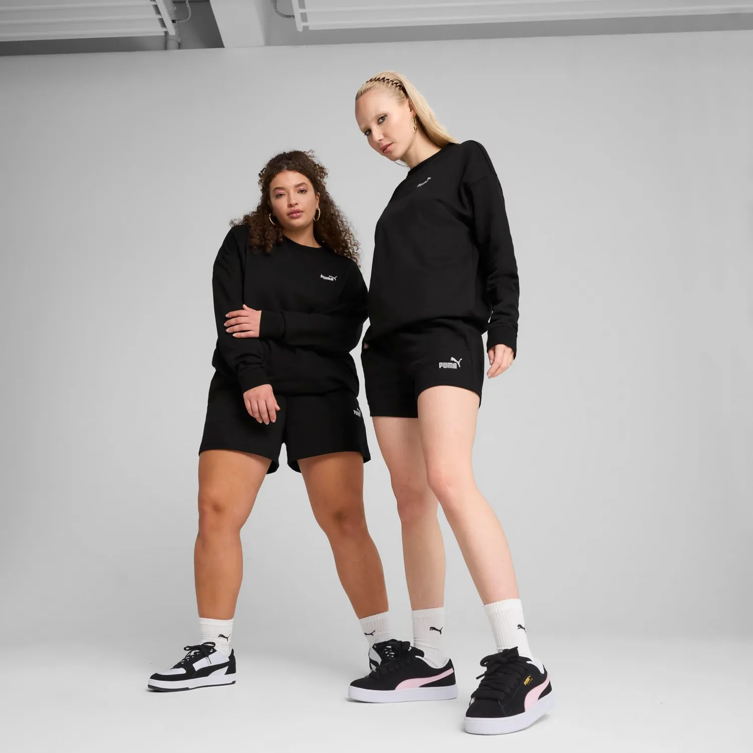 PUMA Ess 4" Sweat Shorts shorts donna neri