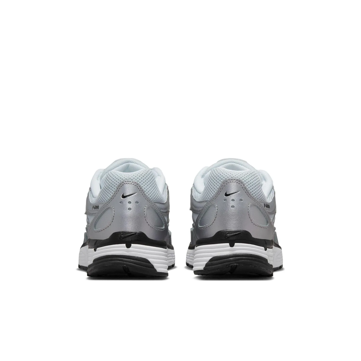 Nike P-6000 Sneaker Donna White Black Metallic Silver Y2K
