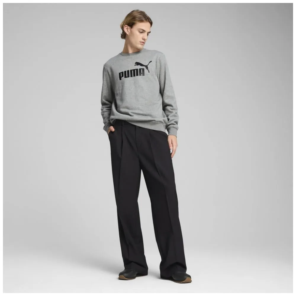 PUMA ESS No.1 Logo Crew felpa uomo grigia S
