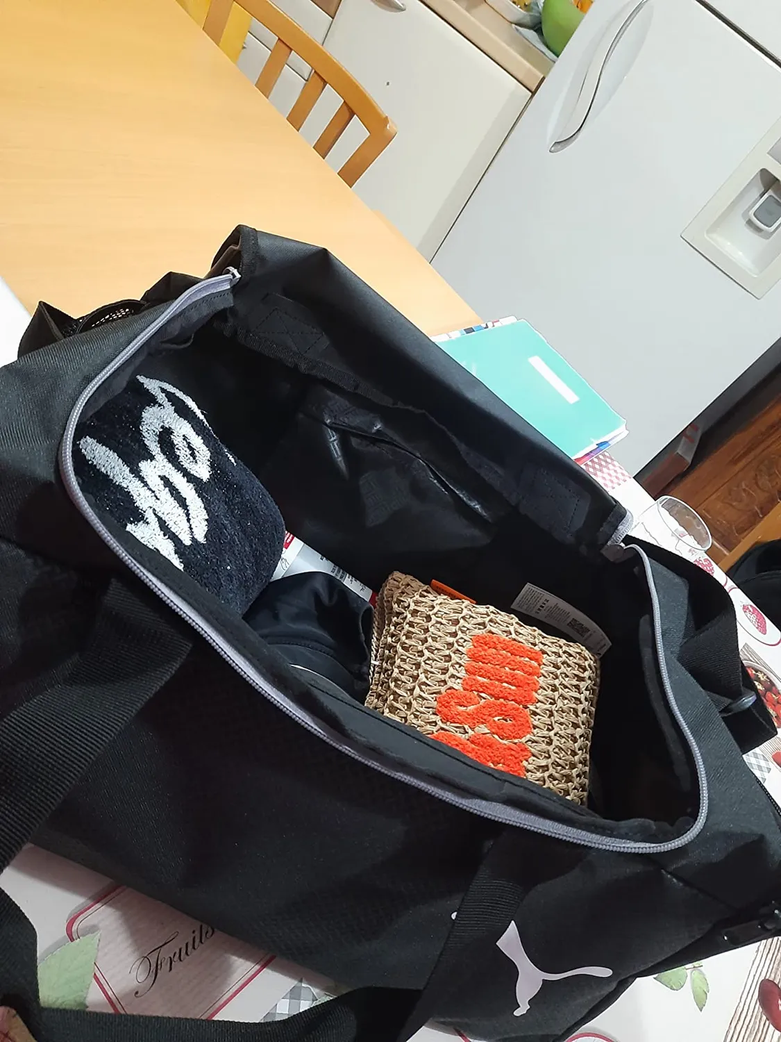 Puma Fundamentals borsa sportiva S 21L nera palestra