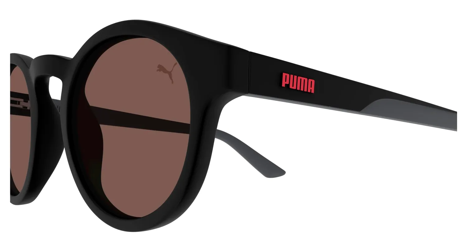 Puma PU0428S-003 occhiali da sole tondi neri