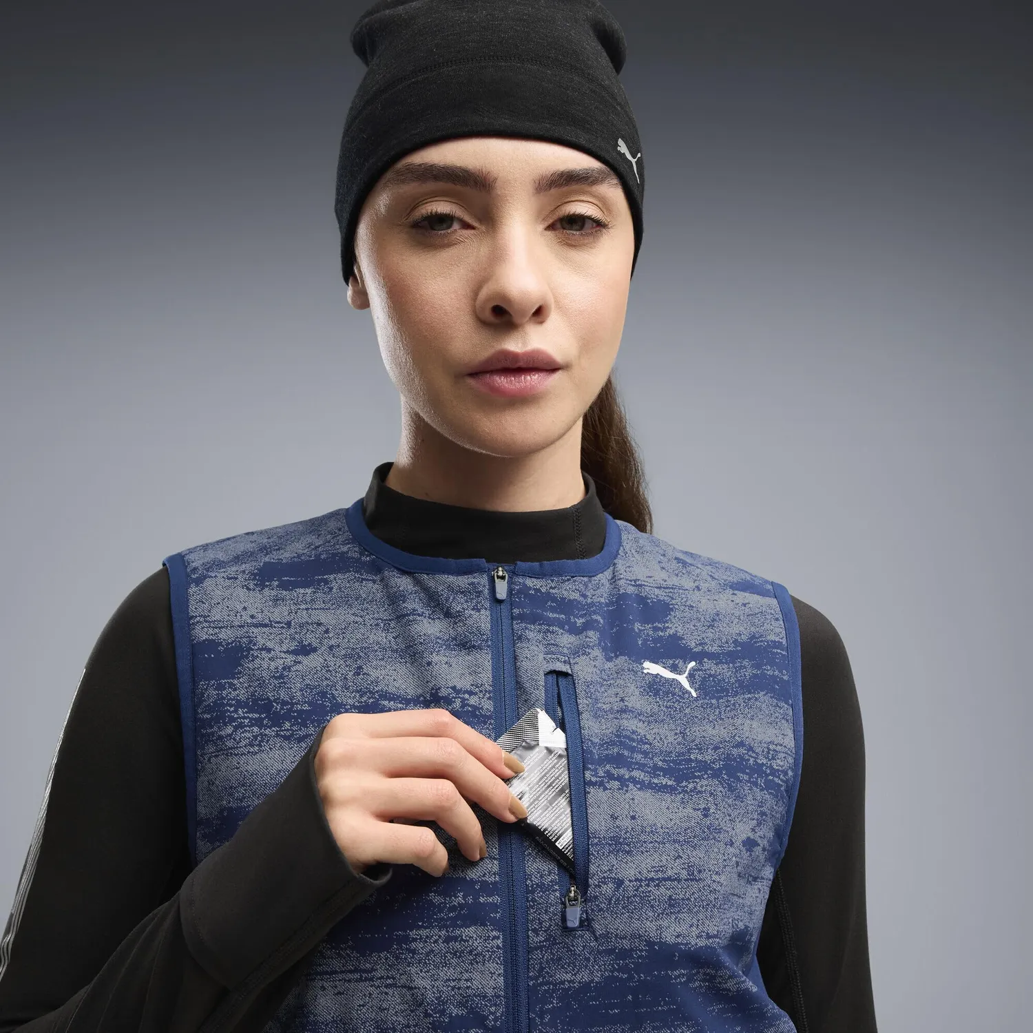 Puma Brightstride Primaloft gilet running donna imbottito