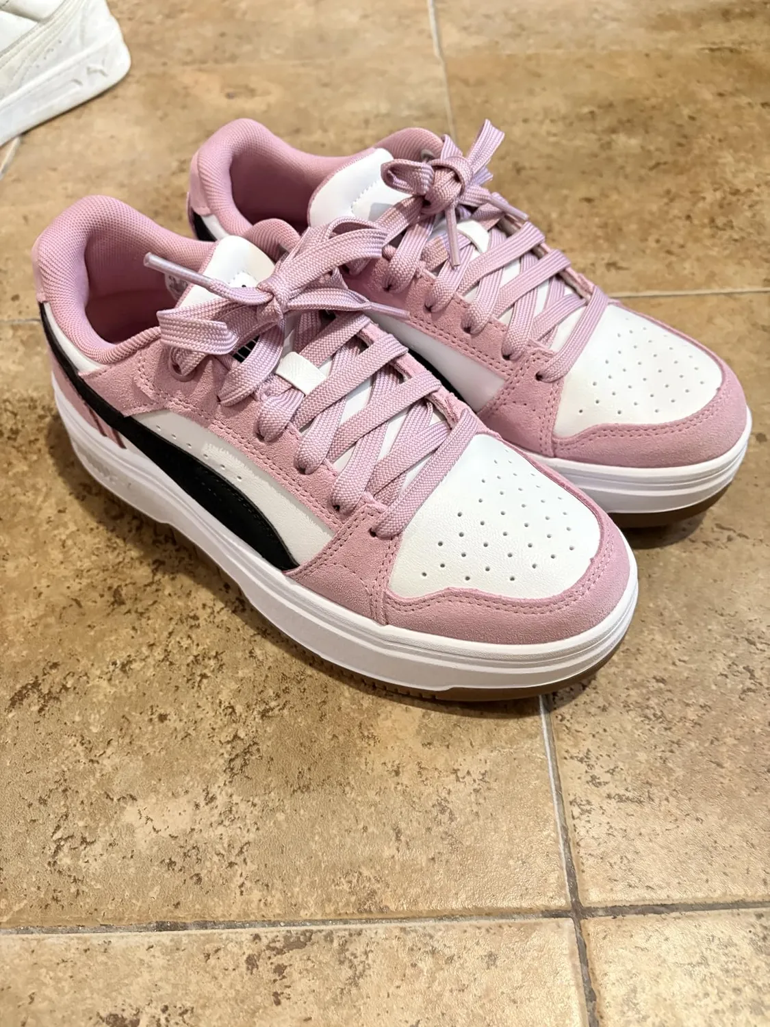 PUMA Rebound Low SD sneakers donna pelle