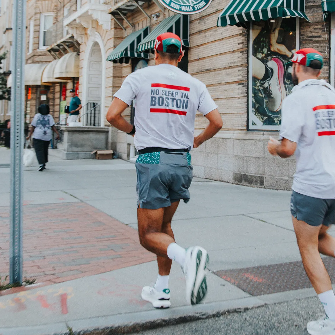 Karhu Running Short OG pantaloncini verde con tasca zip