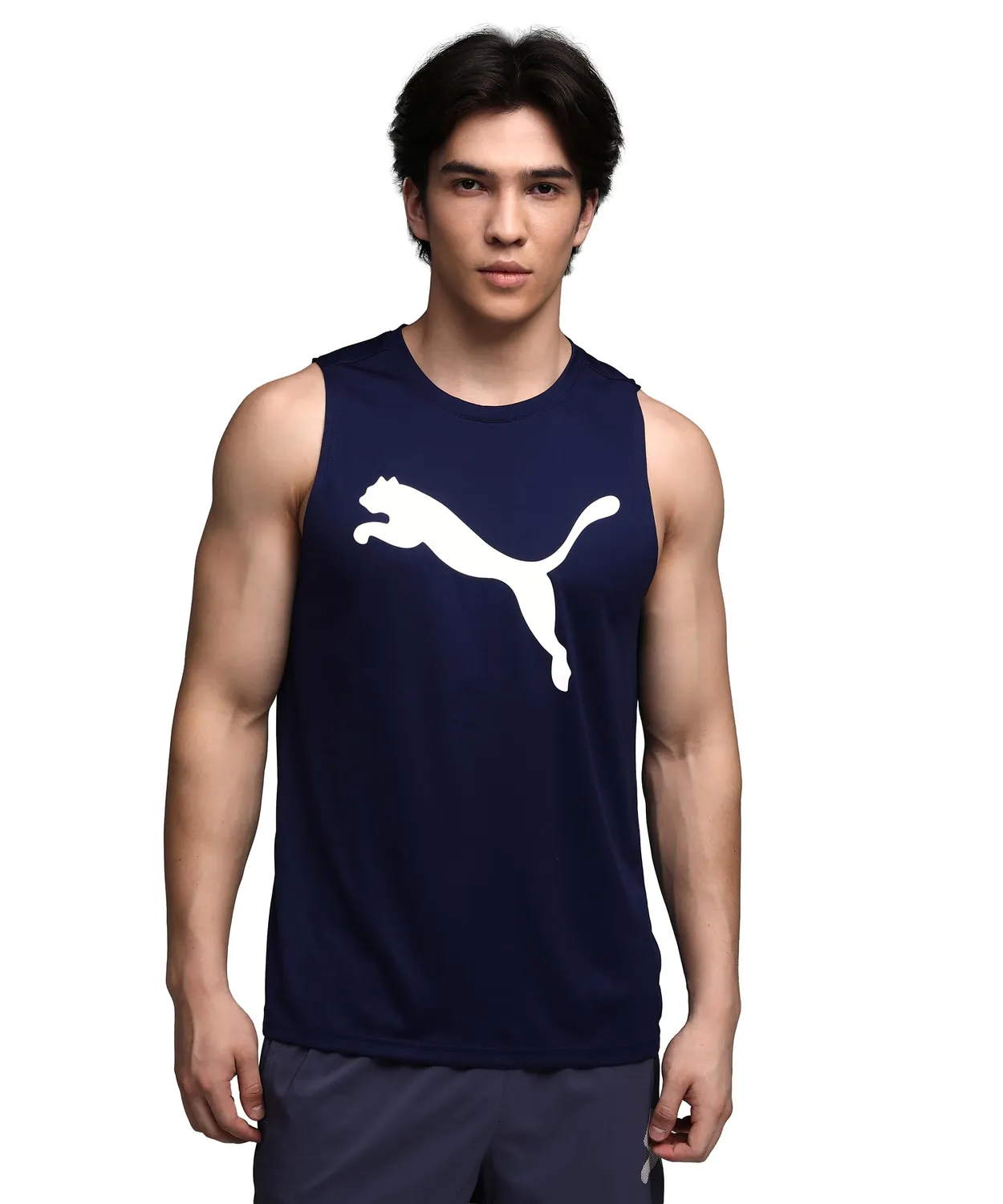 PUMA Tad Essential canotta training nera smanicata