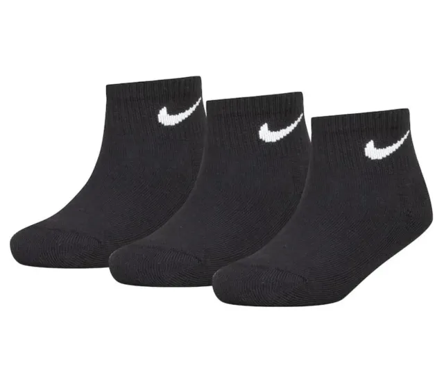 Nike Cushioned Ankle calzini 3 paia 5-7 anni bianchi