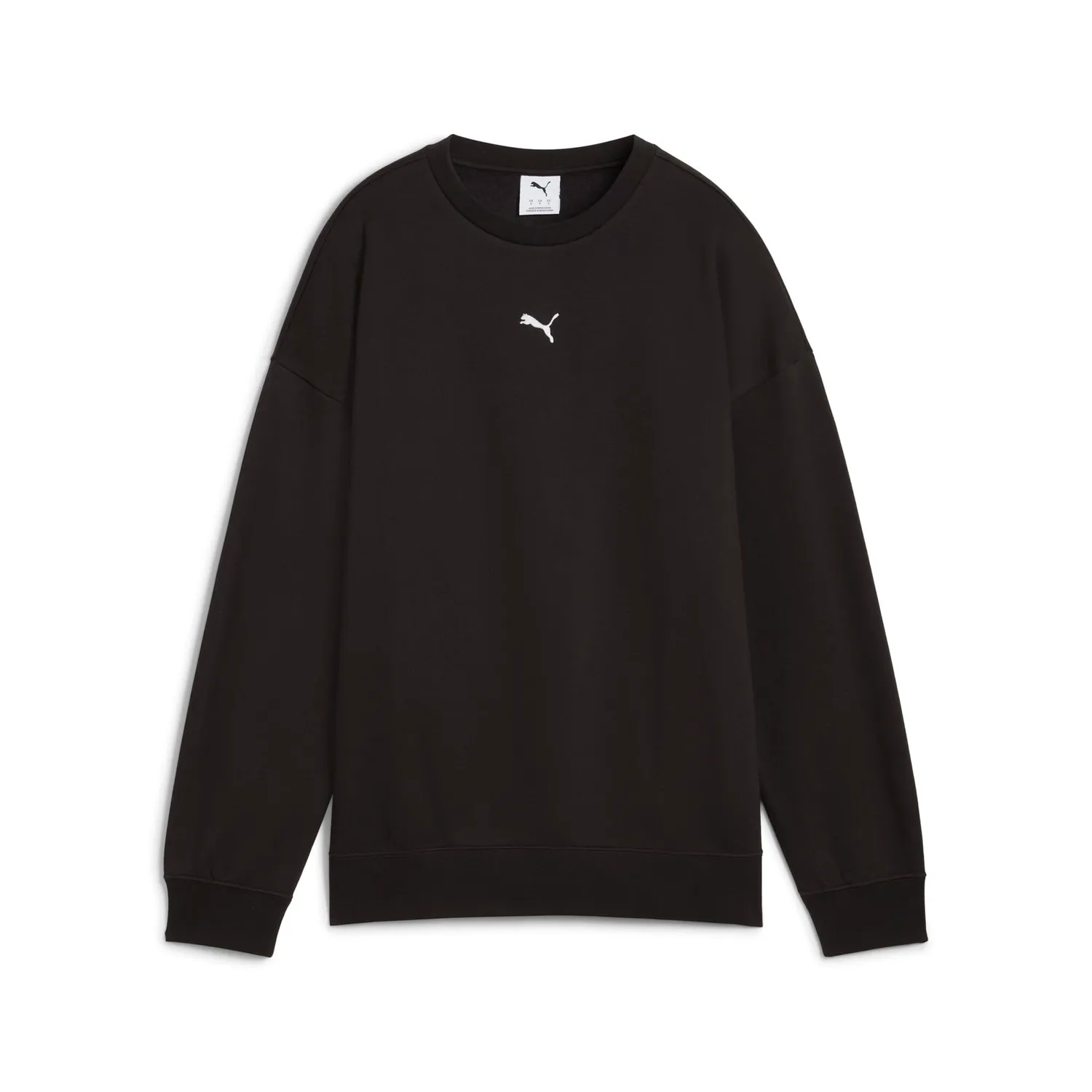 PUMA Essentials felpa donna oversize girocollo