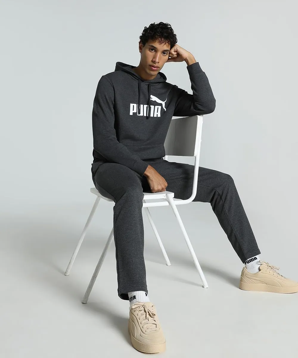 PUMA ESS No.1 Logo Felpa Cappuccio S Grigio Scuro