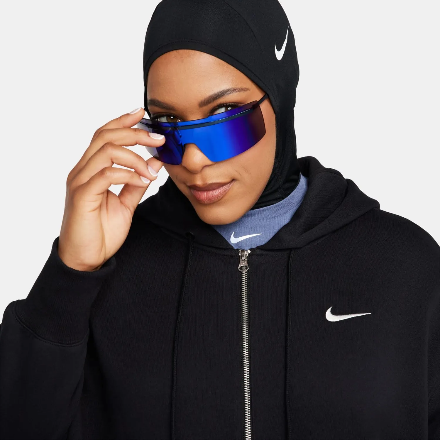 Nike NSW Phoenix Fleece felpa donna nera taglia S