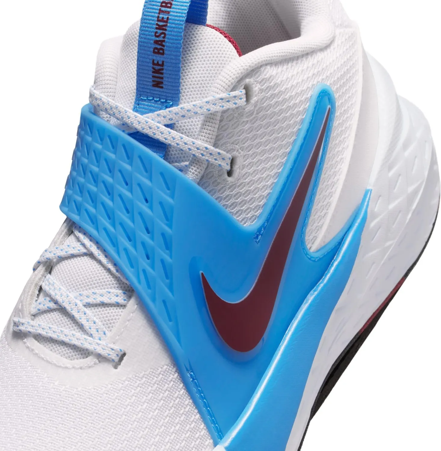 Nike Team Hustle D 12 HF6279 scarpe basket bambino strap