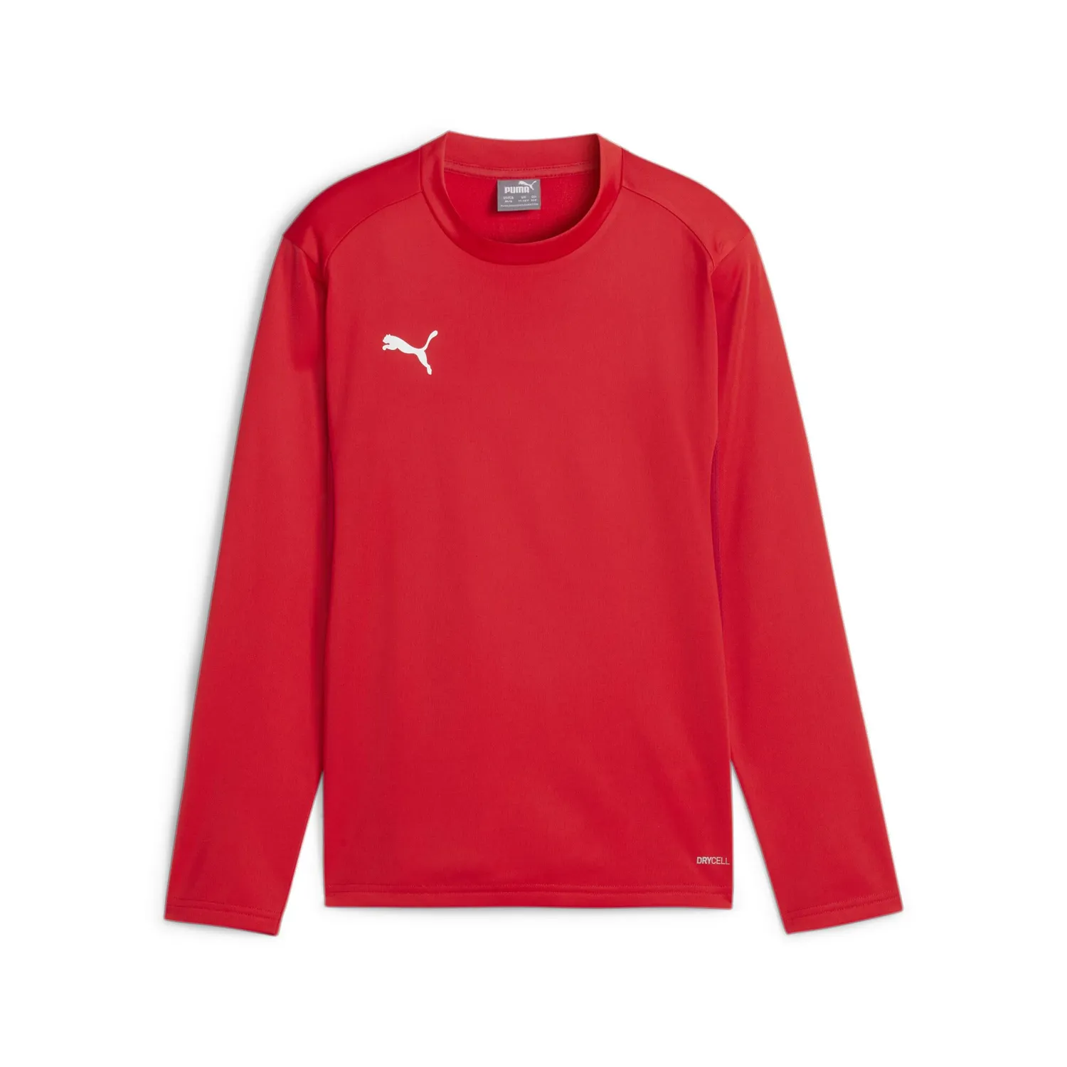Puma Teamgoal felpa allenamento bimbi gialla
