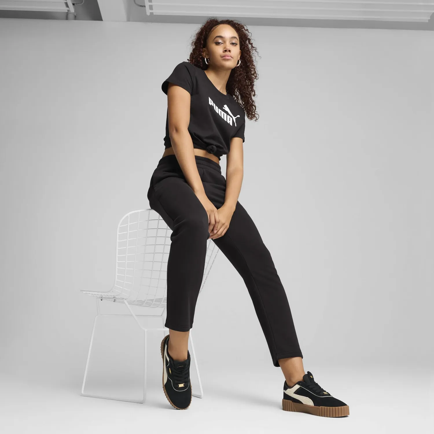Puma Ess Small No.1 Logo FL pantaloni tuta donna S felpa