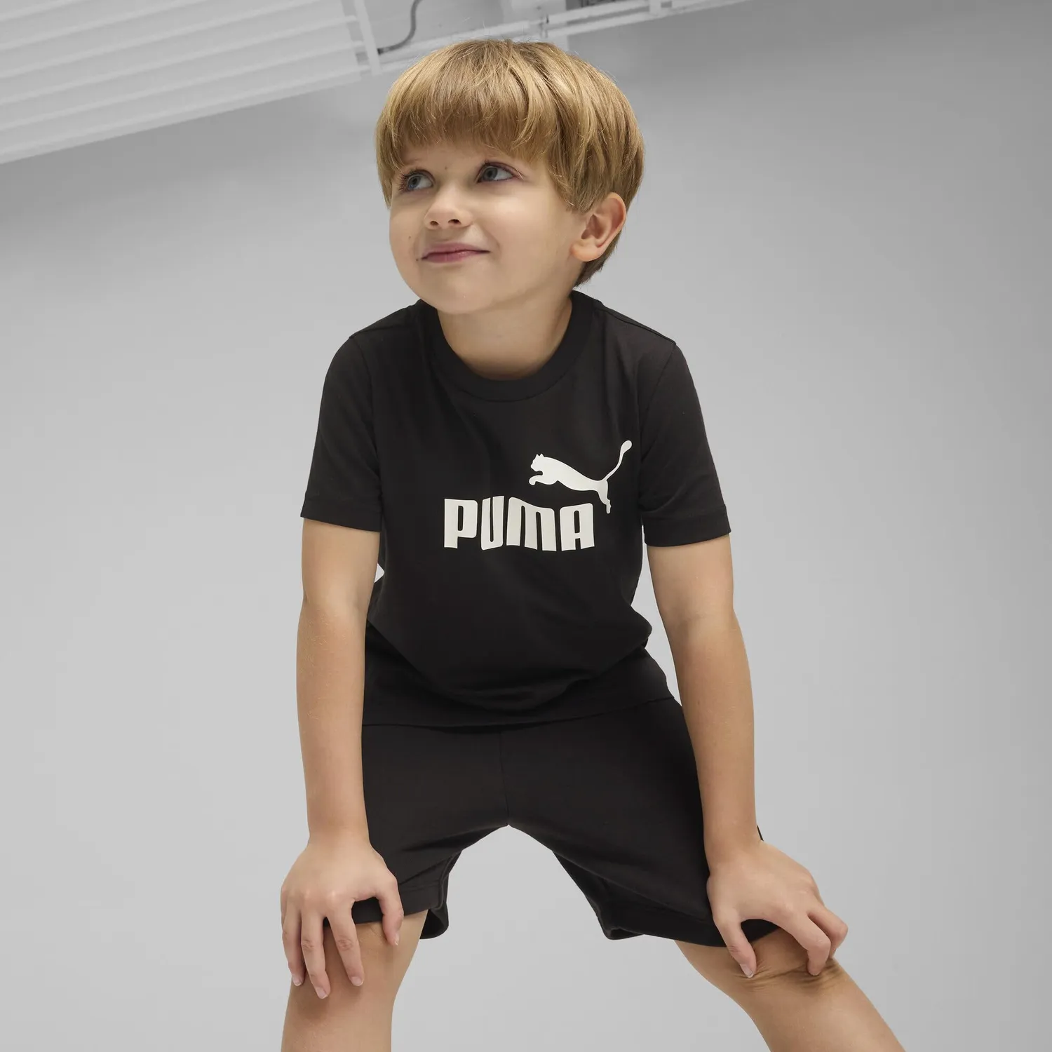 Puma Ess No.1 Logo t-shirt bambini cotone girocollo