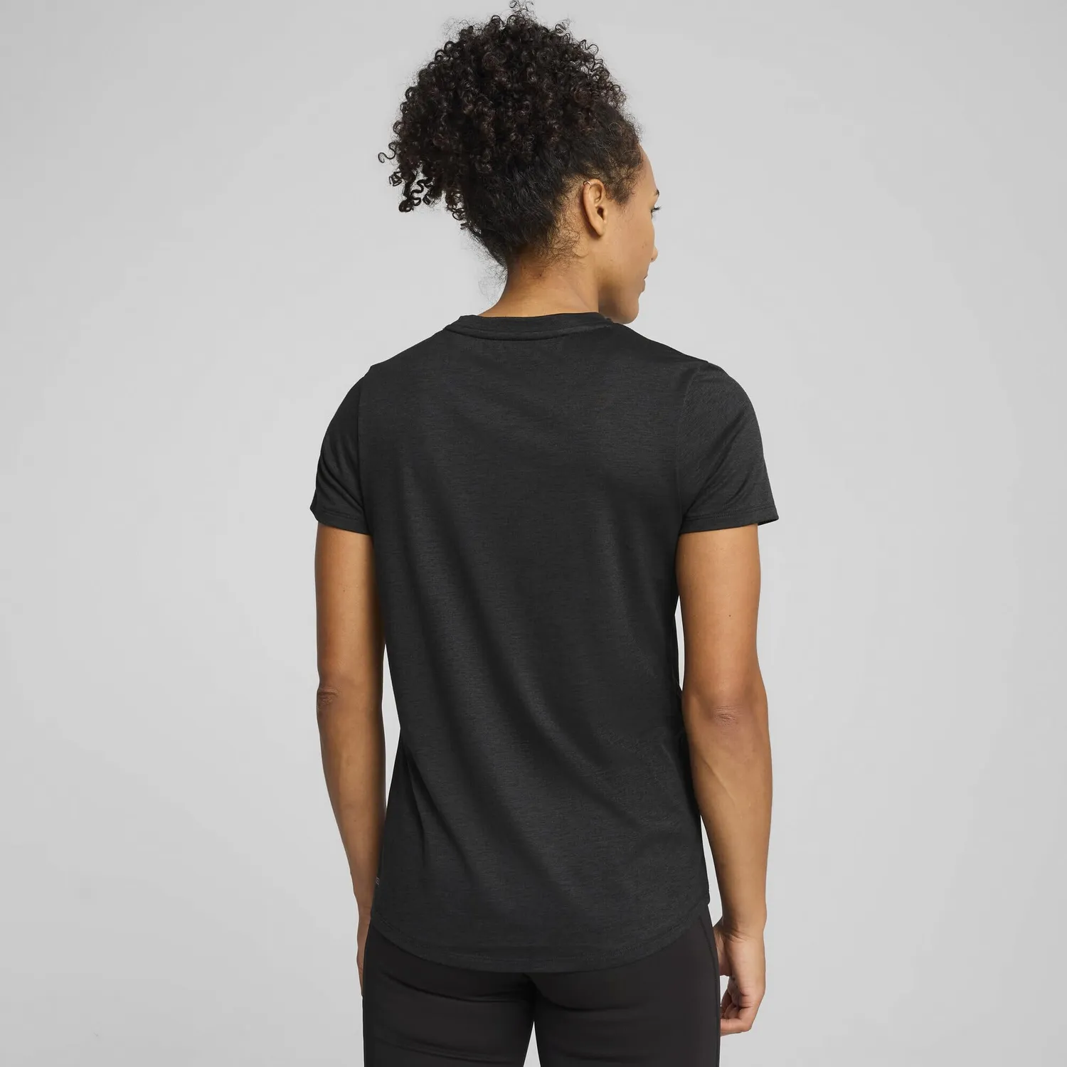 Puma Tad Essential Heather t-shirt donna jersey allenamento