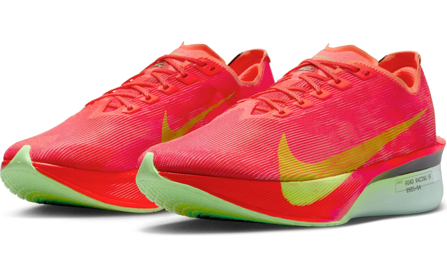 Nike Vaporfly 4 scarpe running Bright Crimson piastra carbonio