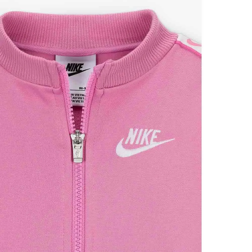 Nike Full Zip Logo Tape tuta bimbi nero 5-6 anni