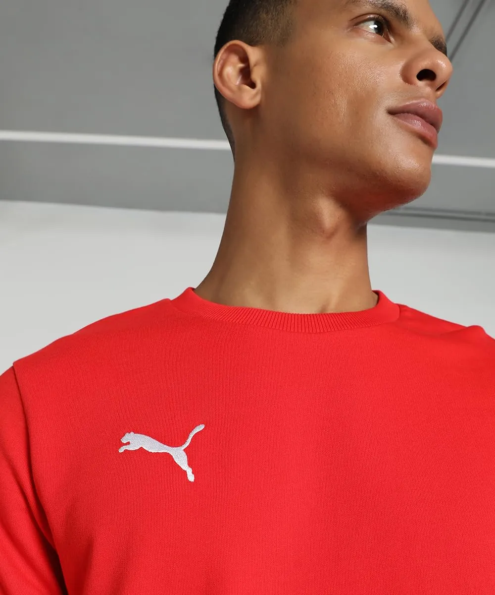 Puma Teamgoal felpa uomo girocollo rossa