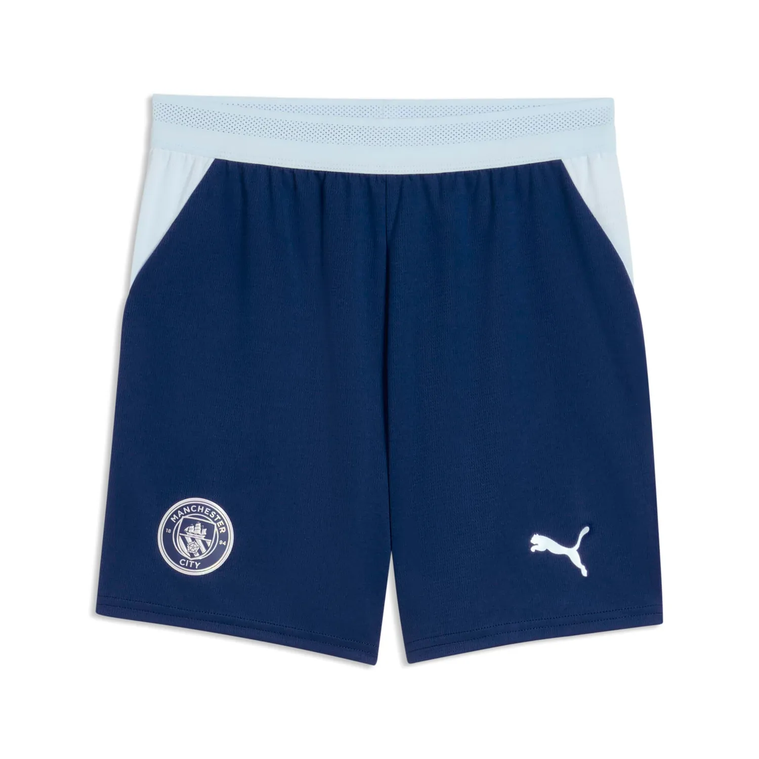 PUMA Manchester City Replica Jr 26/27 pantaloncini bianco blu