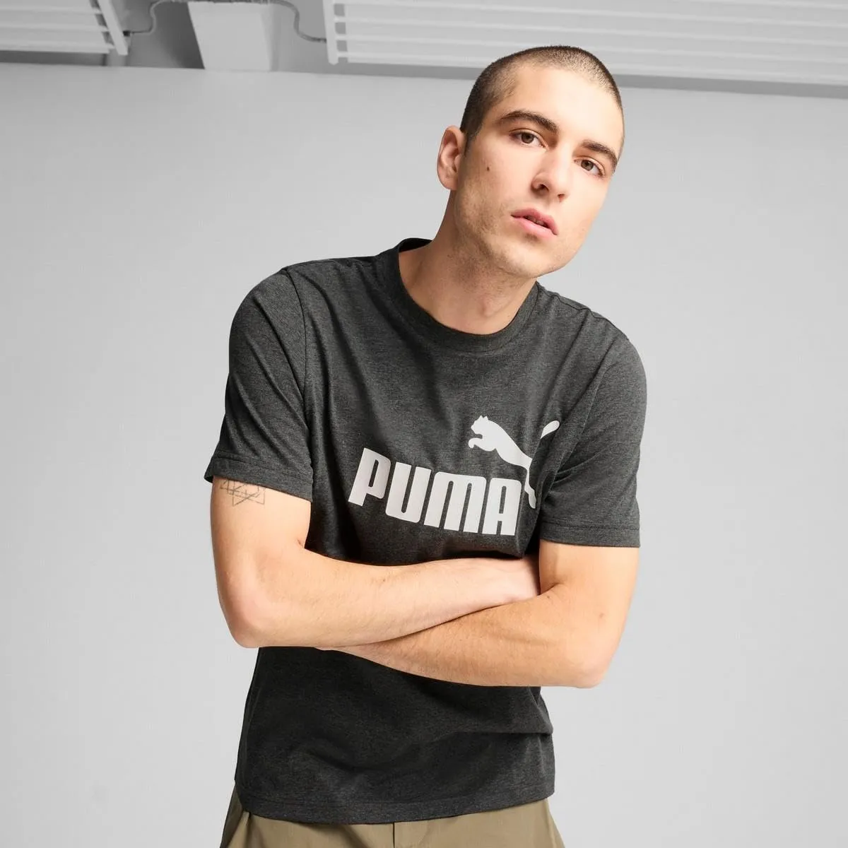Puma Archive Life Tee t-shirt uomo grigio scuro