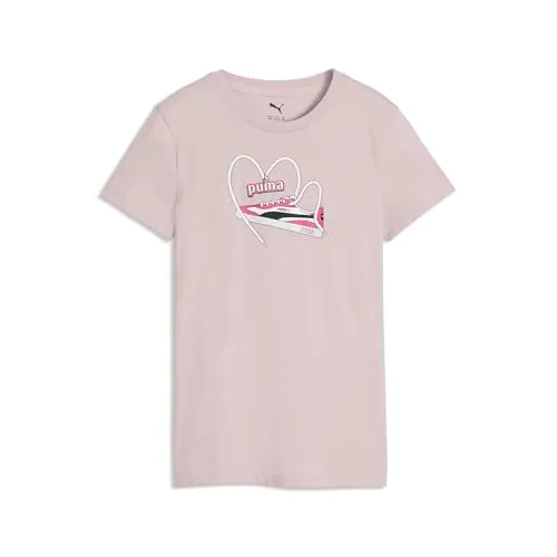 Puma Graphic Slim Sneaker Tee G maglietta bambina grafica 1 pz