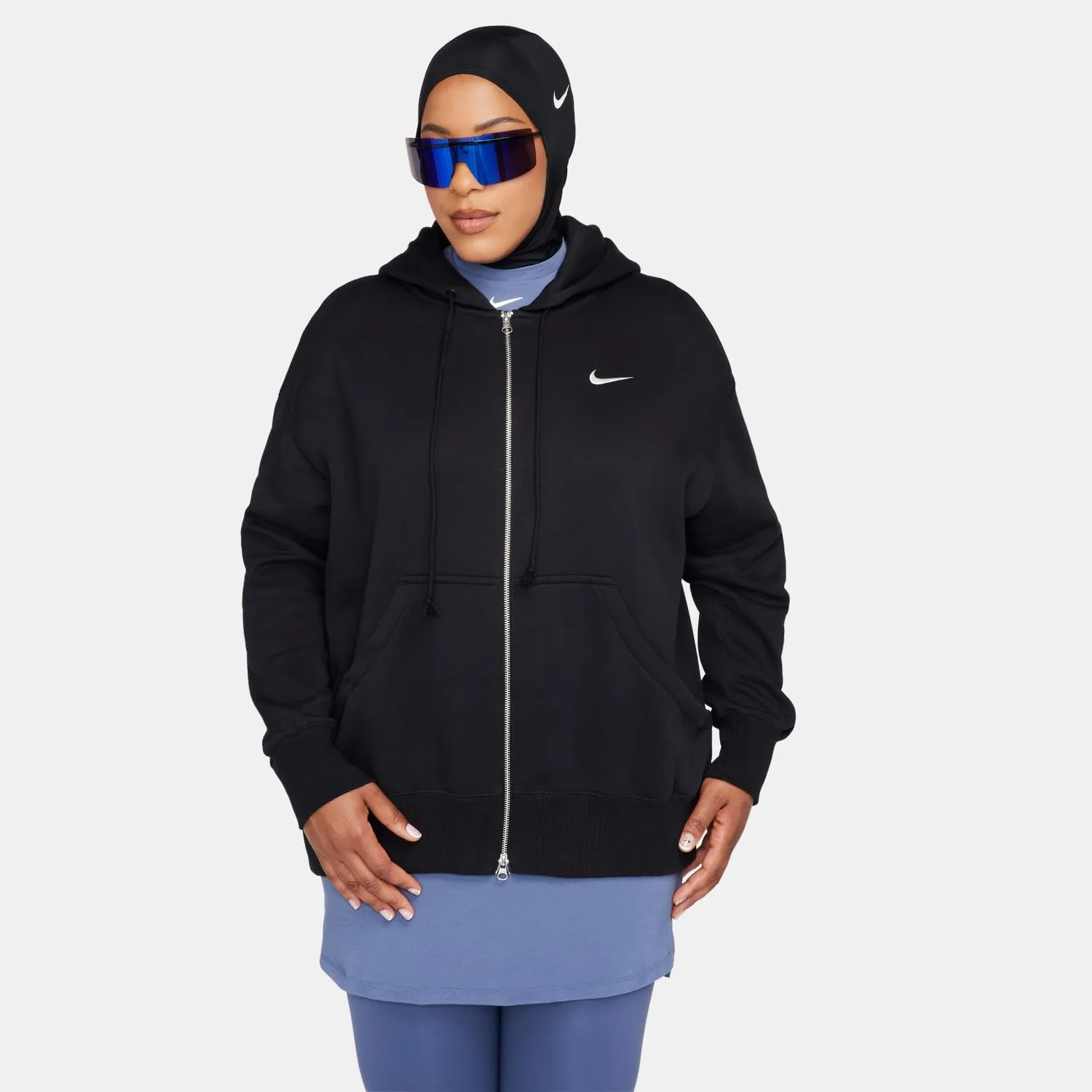 Nike NSW Phoenix Fleece felpa donna nera taglia S
