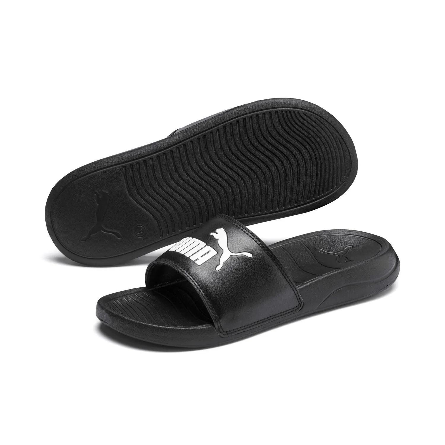 Puma Popcat 20 Jr ciabatte bambino nero fascia larga