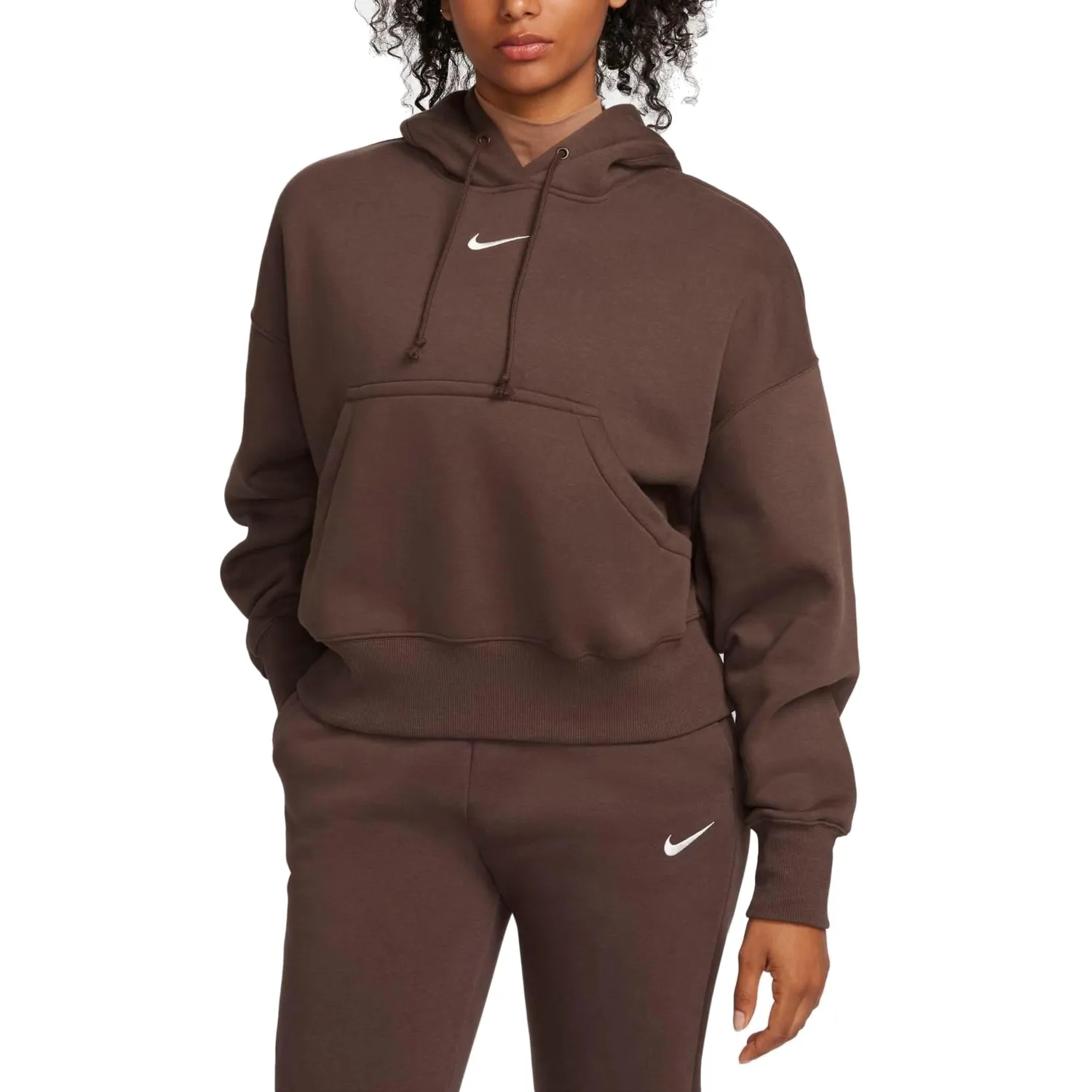 Nike Phoenix Fleece felpa cappuccio donna L