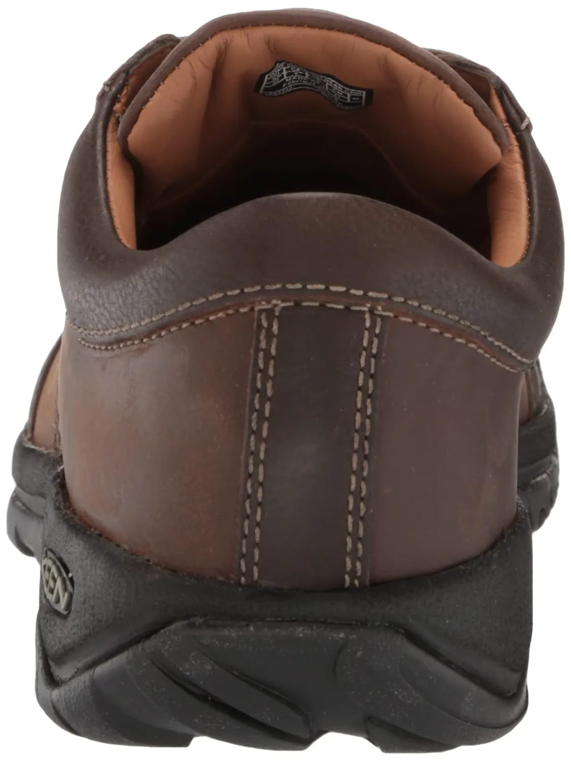 Keen Austin oxford uomo cioccolato marrone in pelle idrorepellente