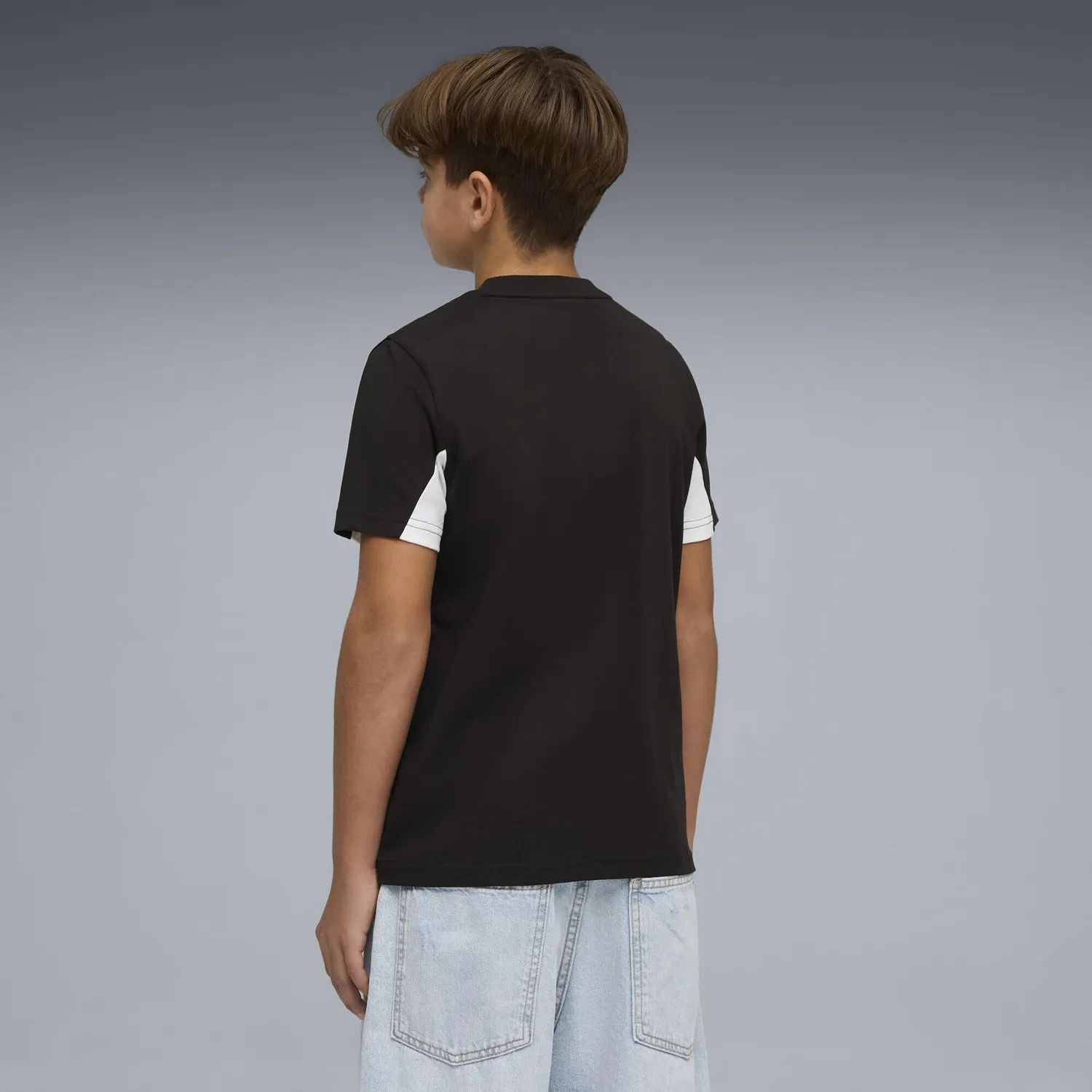 Puma Ess Block Tee B maglietta bambino maniche corte