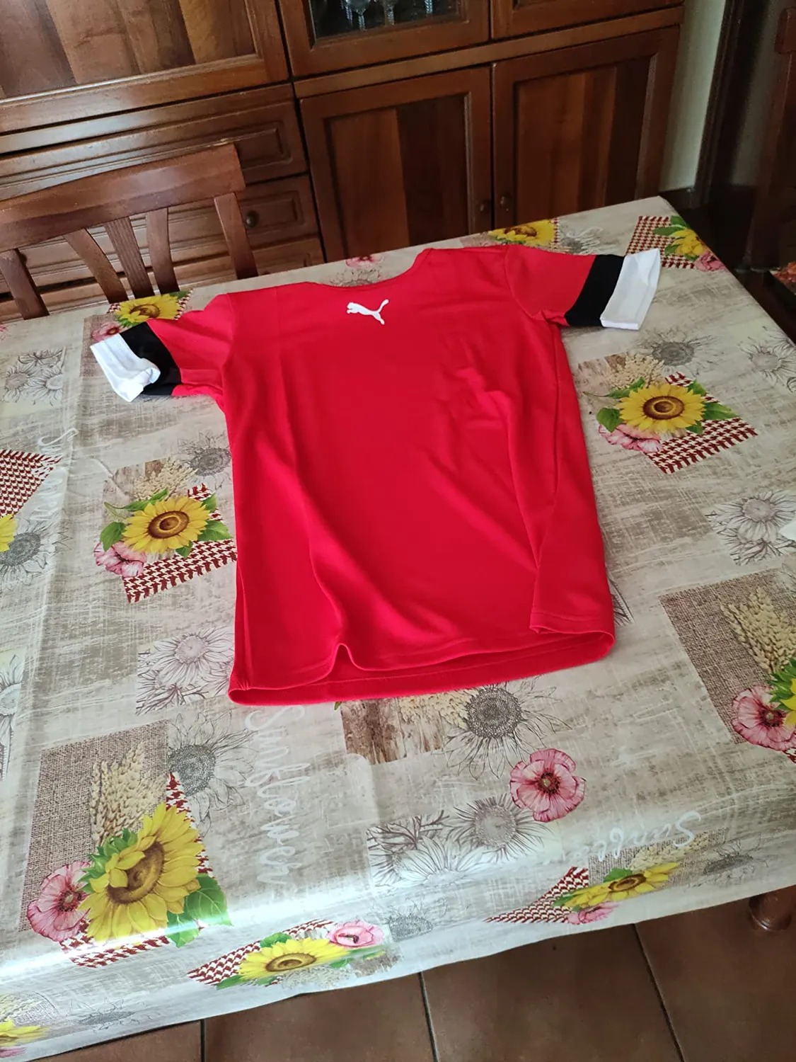 PUMA Teamrise Jersey maglia calcio uomo rossa