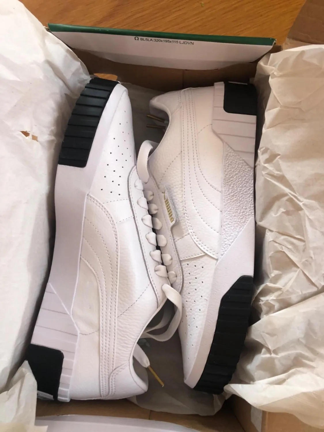 Puma Cali sneakers donna bianche pelle anni 80