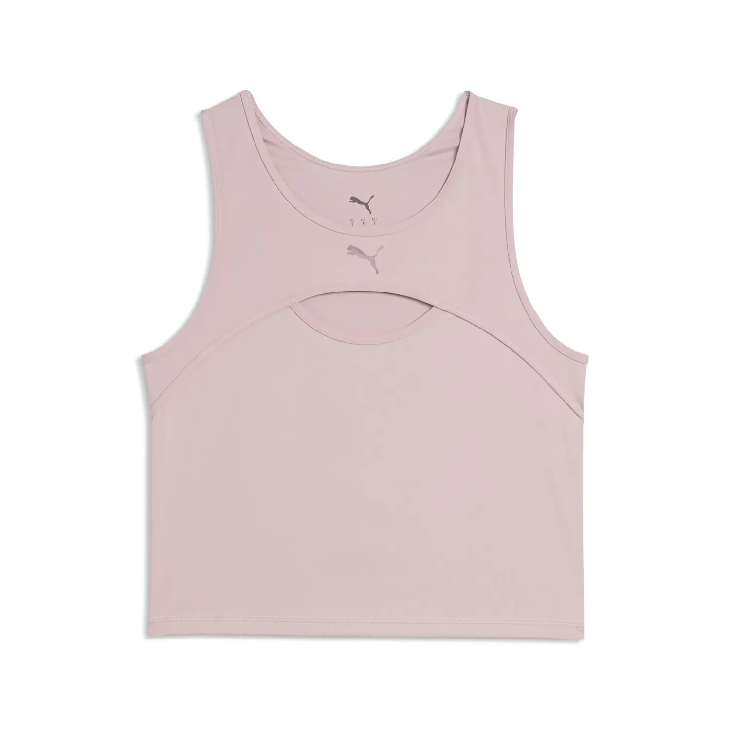 Puma Shape Keyhole Tank canotta donna Misty Pink scollo dietro
