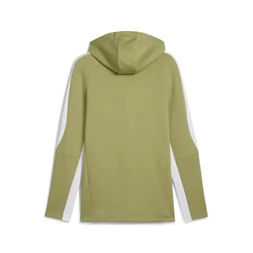 Puma Teamevostripe felpa uomo con cappuccio M grigia