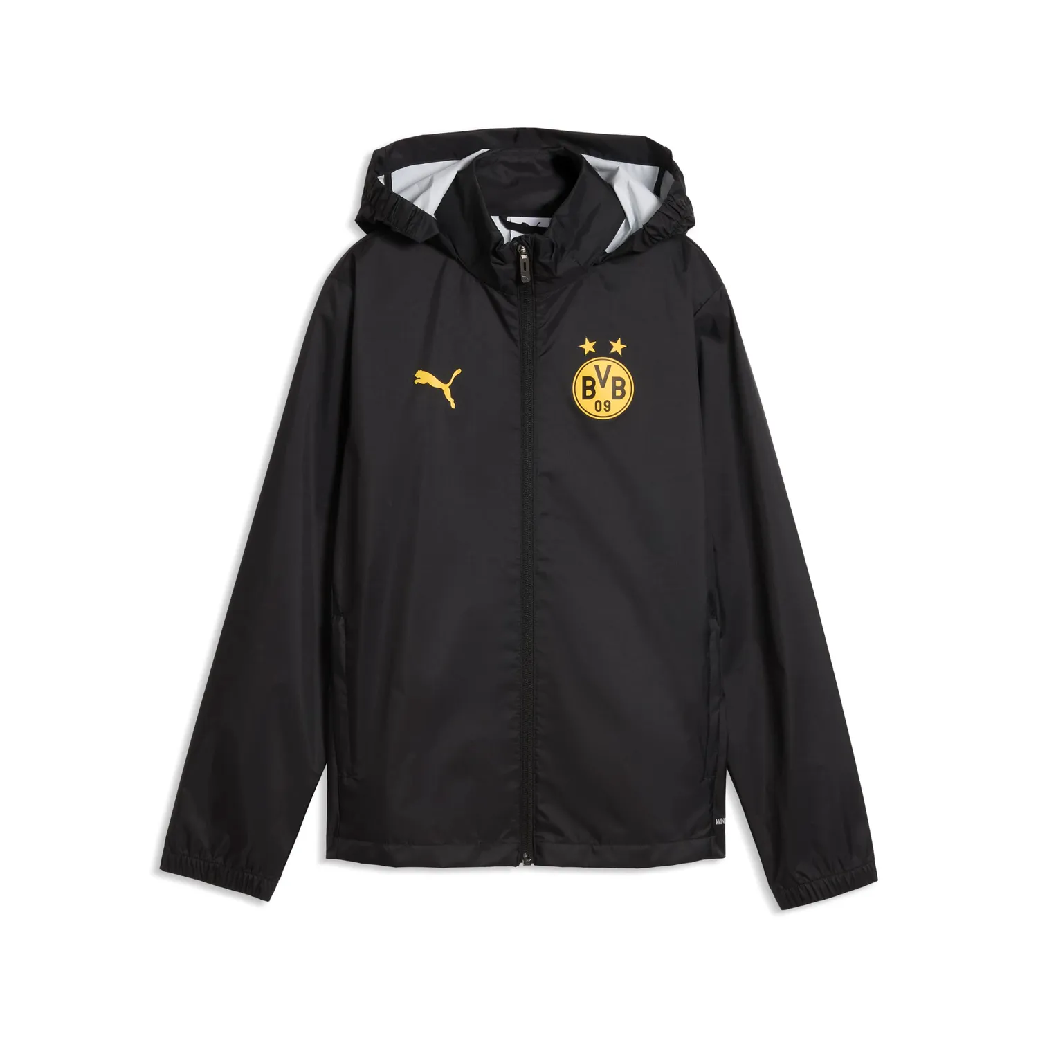 PUMA Borussia Dortmund Training All-Weather Jr 26/27 giacca pioggia bimbo